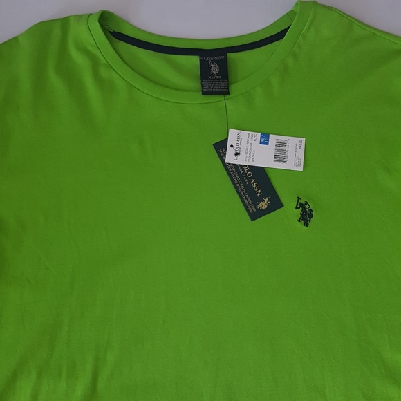 NWT US Polo Assn. Long Sleeve Green Tshirt Sports - Picture 4 of 6